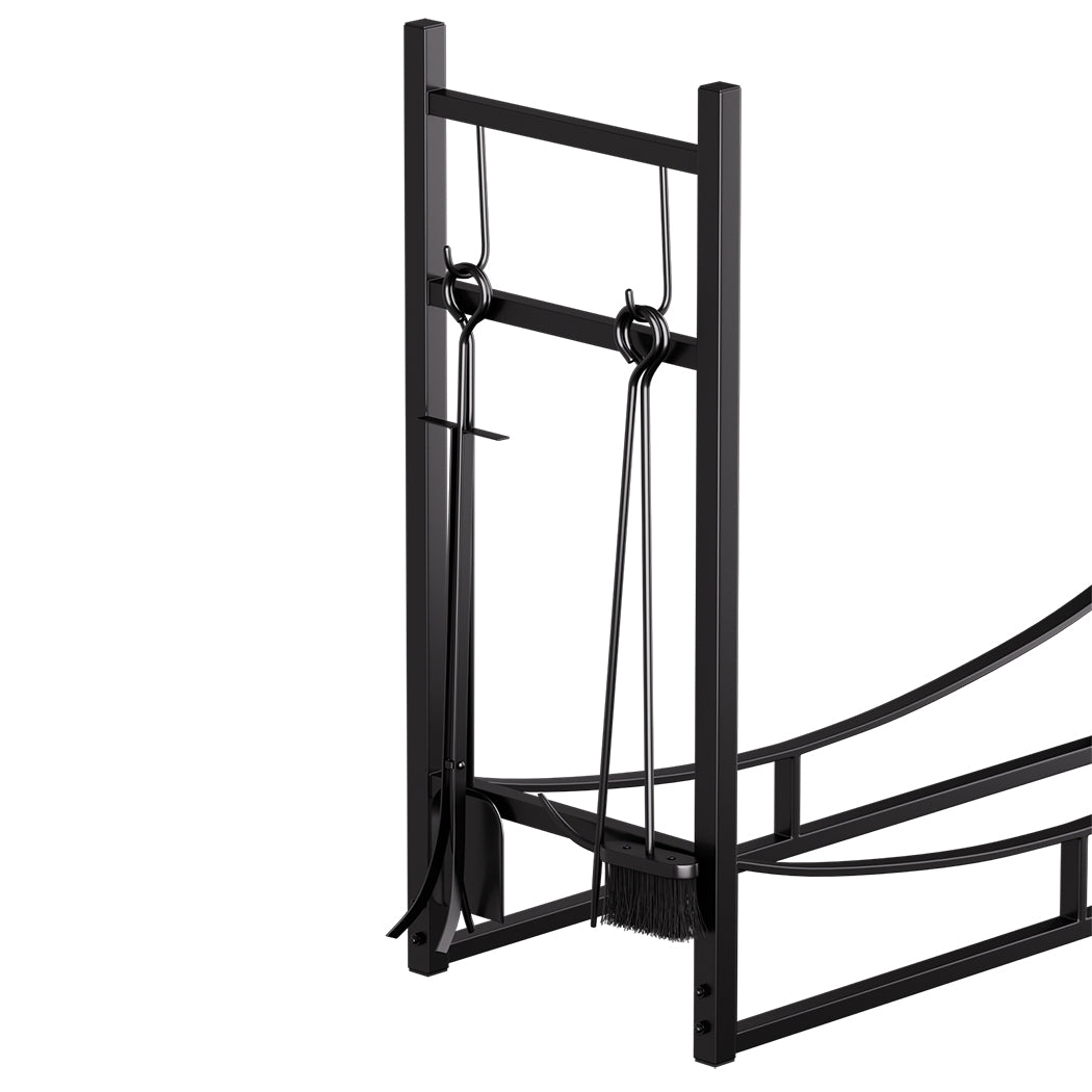 Moyasu Firewood Rack Fireplace Tool Log Holder-1954802471809454084