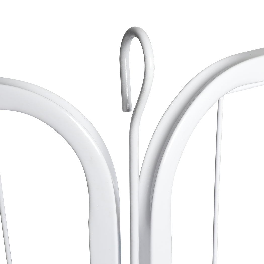 PaWz 8 Panel 24'' Pet Dog Playpen Puppy White 24 inch-2006733296003846148