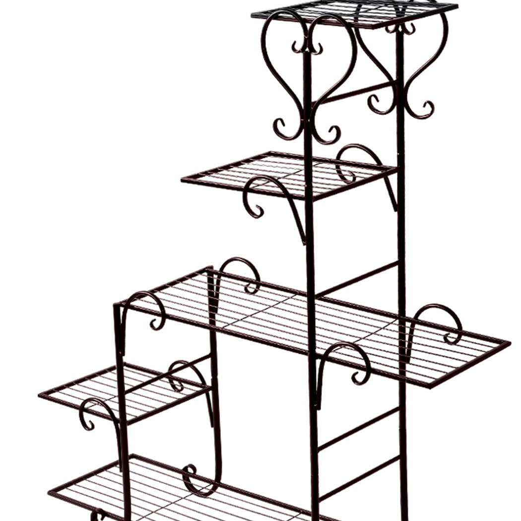Levede Plant Stand Outdoor Indoor Metal Bronze-2018816781946327044