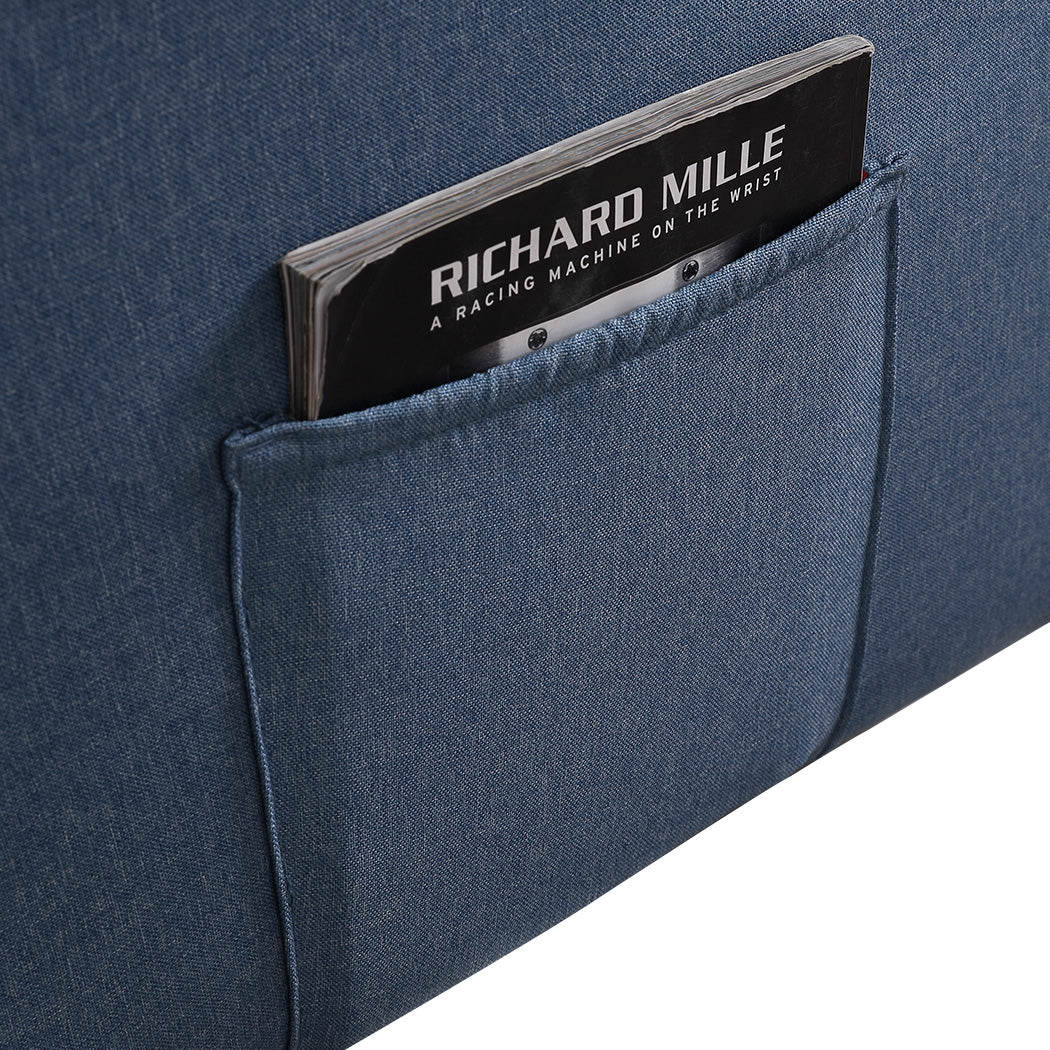 Levede Massage Chair Recliner Chairs Blue-1954802889100759045