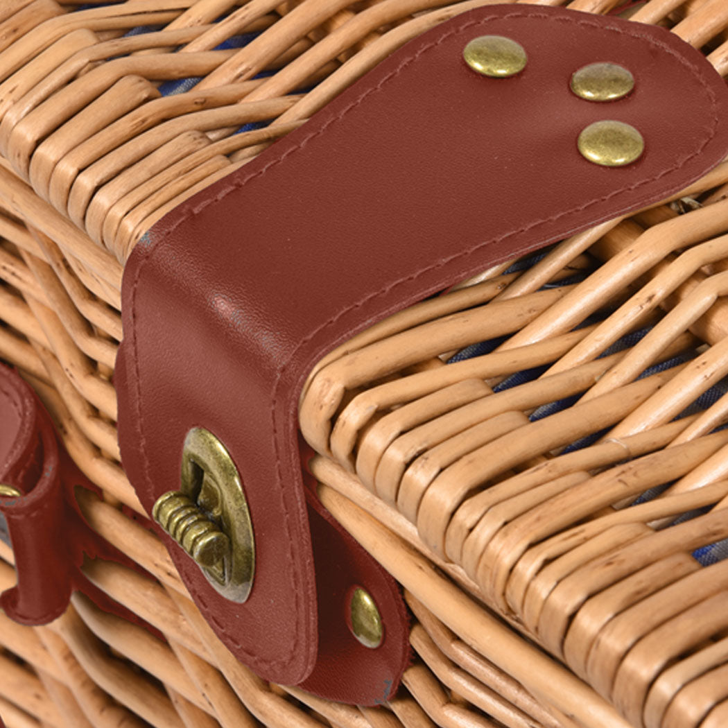 4 Person Picnic Basket Baskets Set Outdoor-2006732947310383109