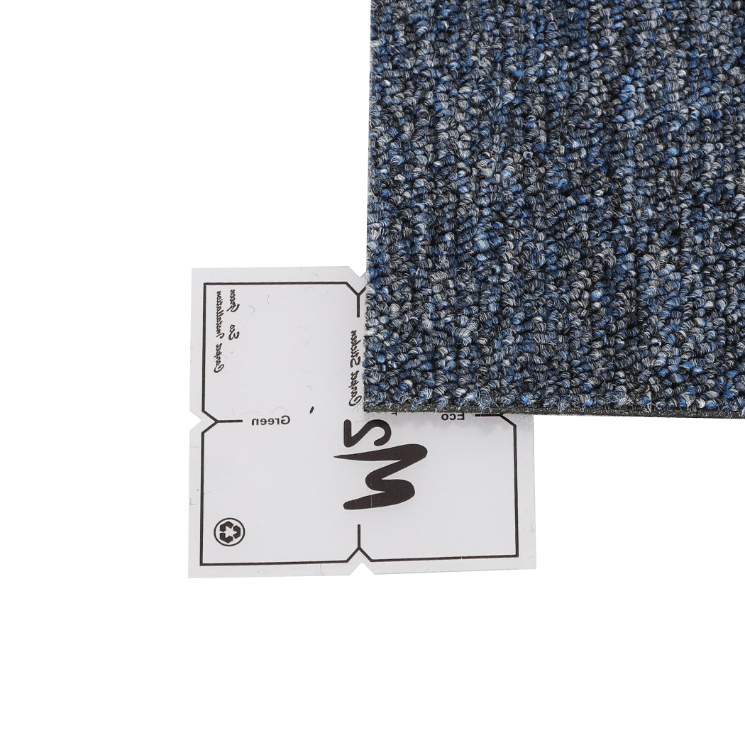 Marlow 20x Carpet Tiles 5m2 Box Heavy Blue-1954802710012366853