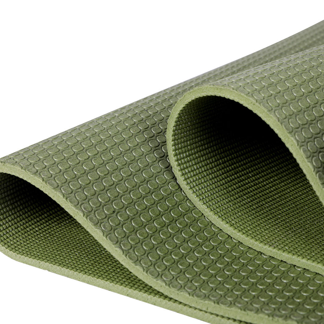 Centra Yoga Mat Non Slip 5mm Exercise Green-2018816723859410949