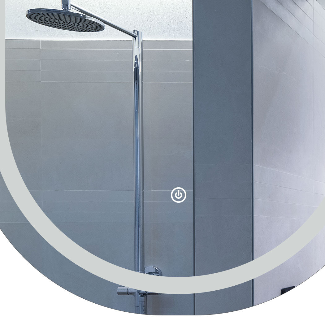 EMITTO LED Wall Mirror Oval Anti-fog 50x75cm-2018816856063873029