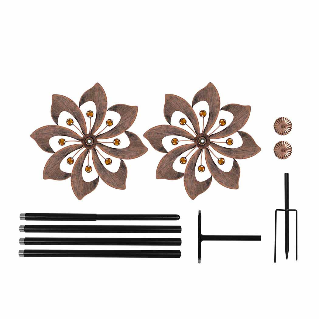 Garden Windmill Wind Spinner Metal Ornaments-2018816693261963269