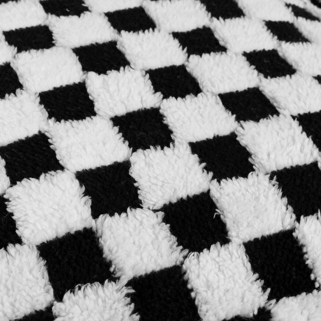 Pawz Pet Bed Plush Checkered Dog Bed Washable Cat Bed-2018816681840873477