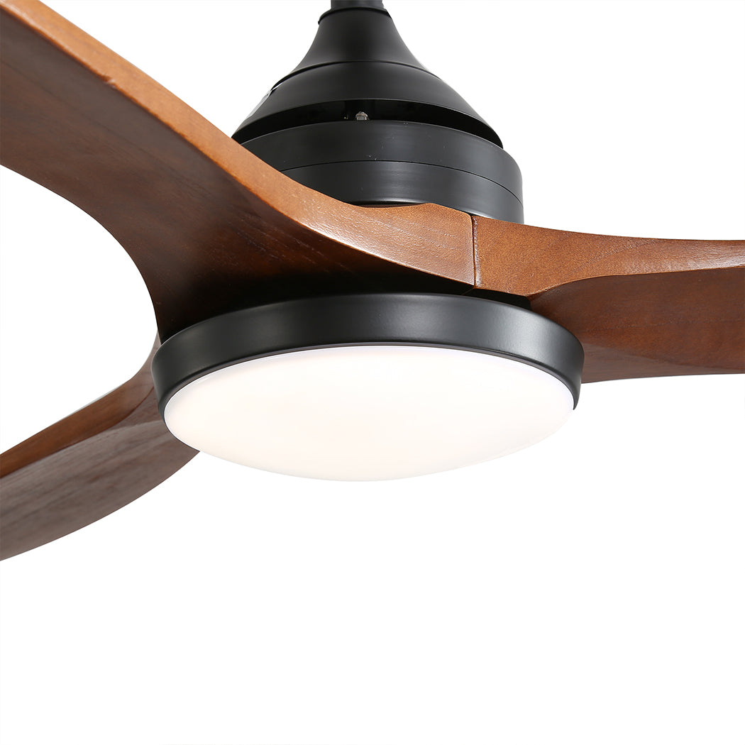 Spector 52'' Ceiling Fan DC Motor LED Walnut-2018816906596847621