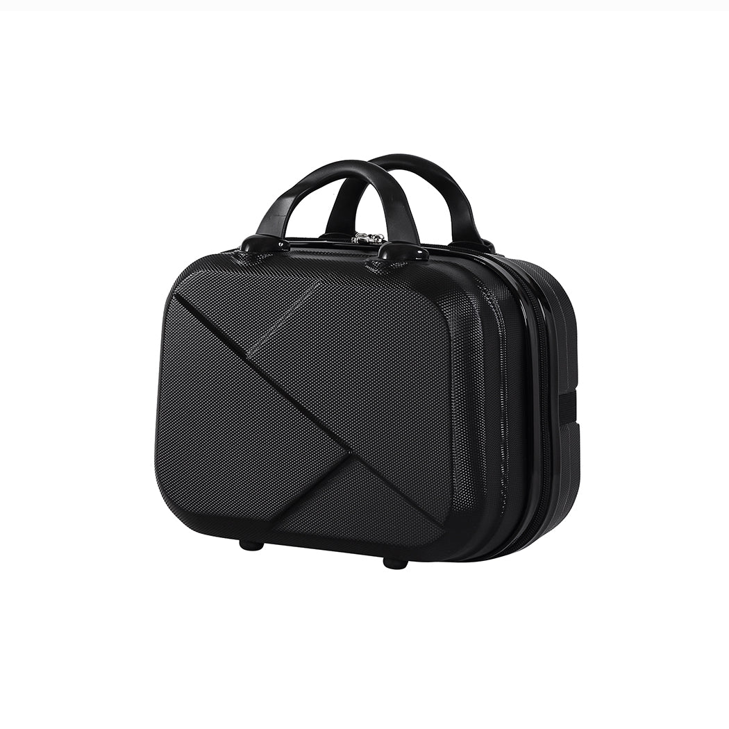 Slimbridge 2pcs 20"Travel Luggage Set Black-2006733061953294341
