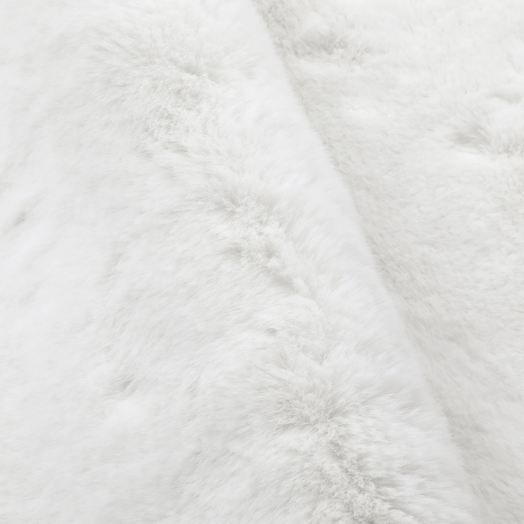 Marlow Floor Shaggy Rugs Area Rug Faux 60X90CM-2006733163056992261
