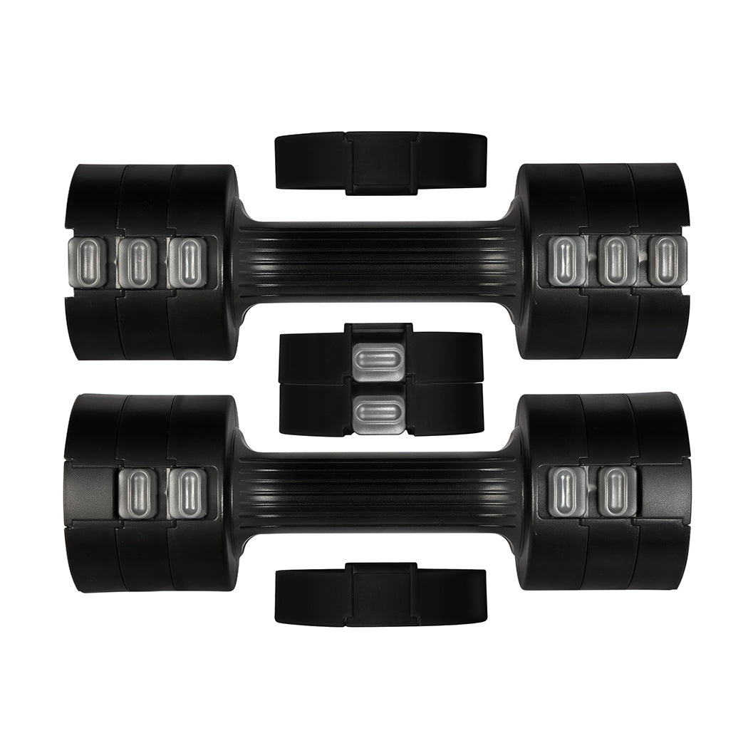 Centra A Pair Of 1KG To 5KG Dumbbells Black-2006732825725898757