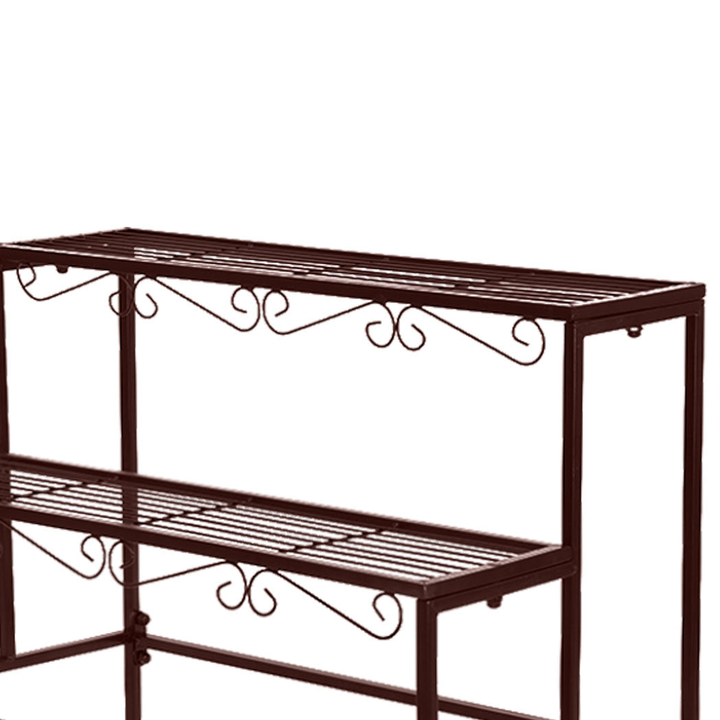 Levede Plant Stand 3 Tier Rectangle-2006732926087204869