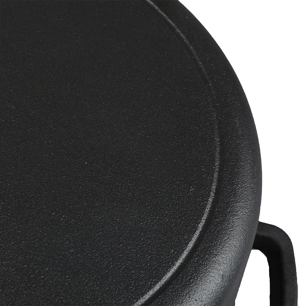 Toque 5.84L Double Dutch Oven 2 in 1 Cast Iron Pan-2011971112459702277