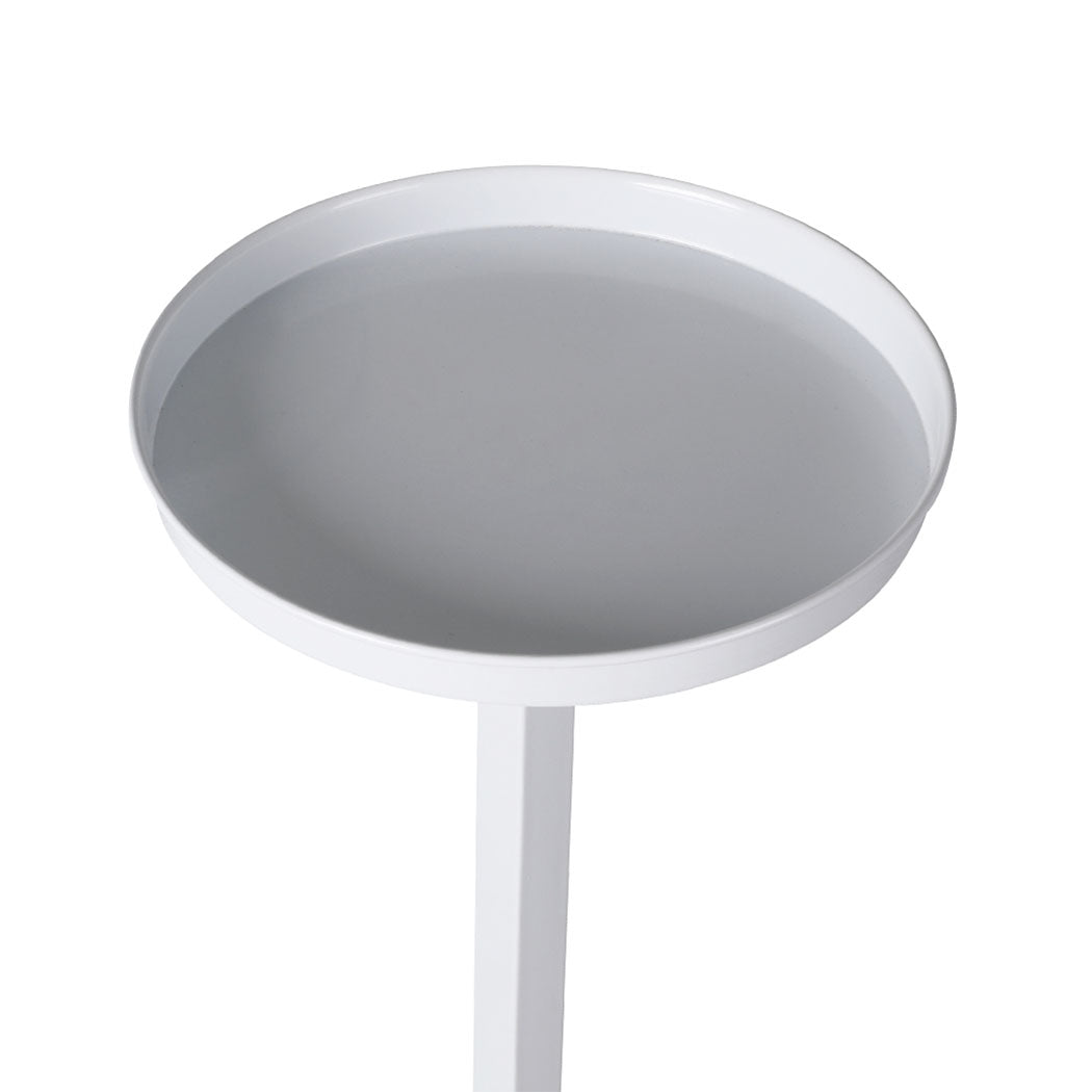 Levede Plant Stand Outdoor Indoor Flower White Medium-2006732929799163909