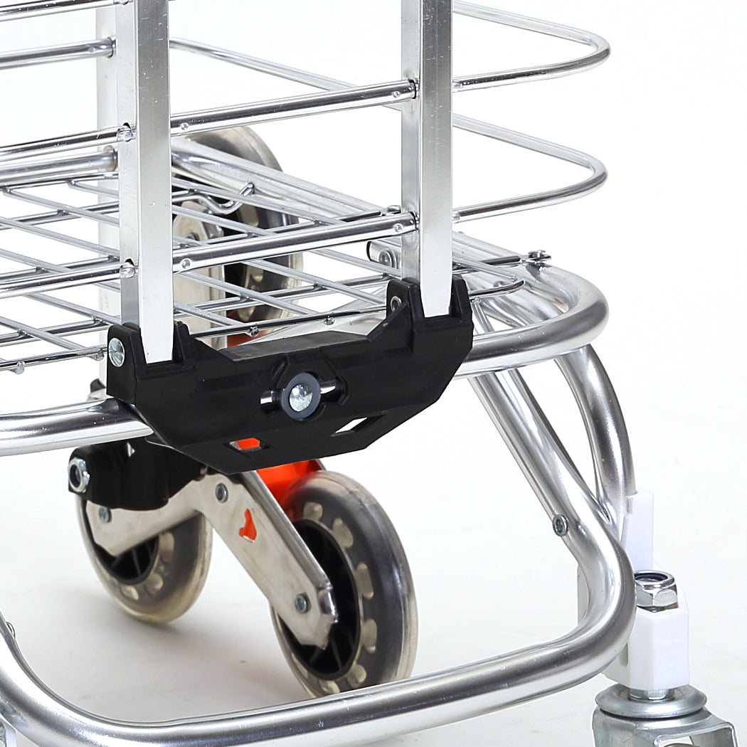 Foldable Shopping Cart Trolley Basket-2006733176529096709
