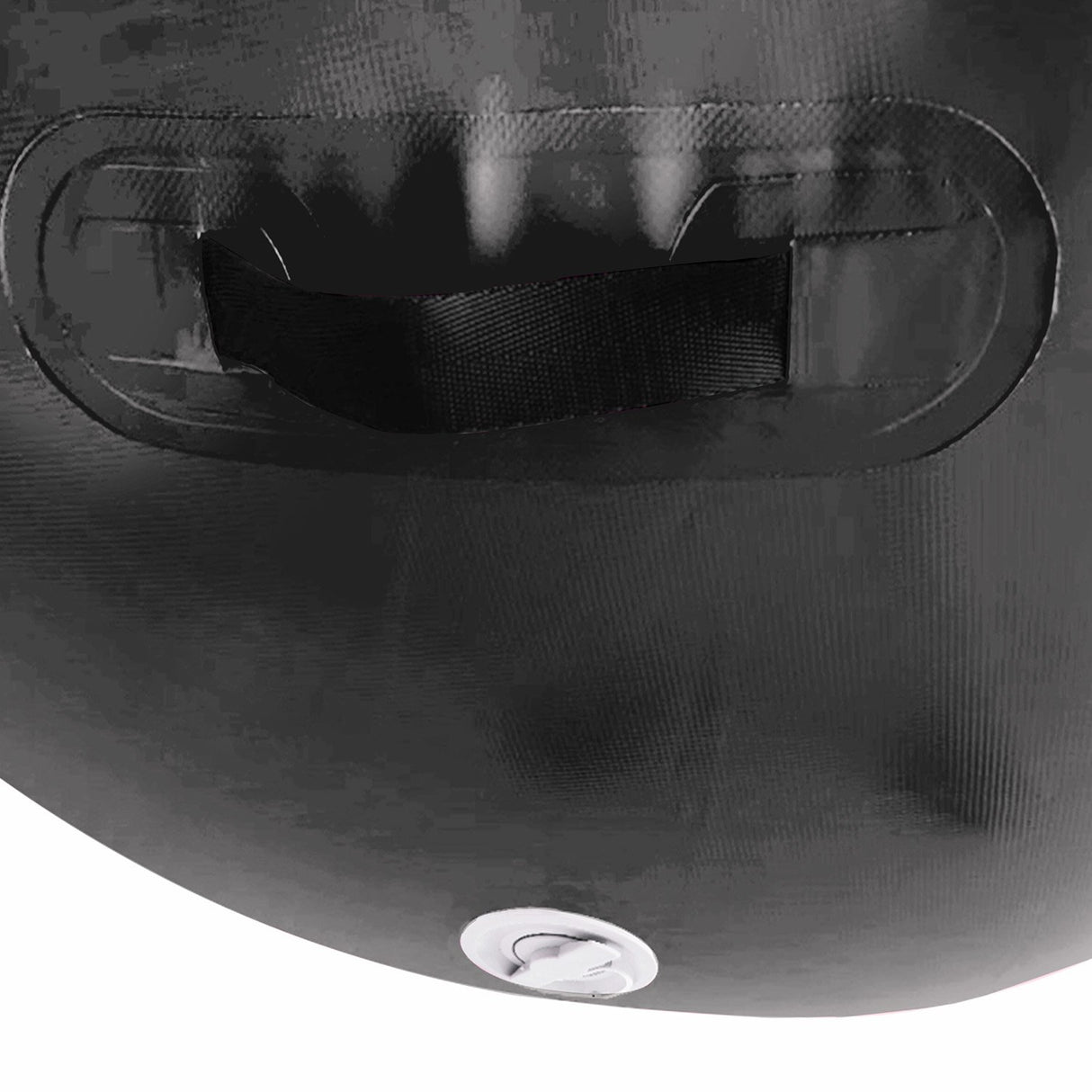 Powertrain Inflatable Air Barrel Exercise Roller 120cm x 75cm - Black