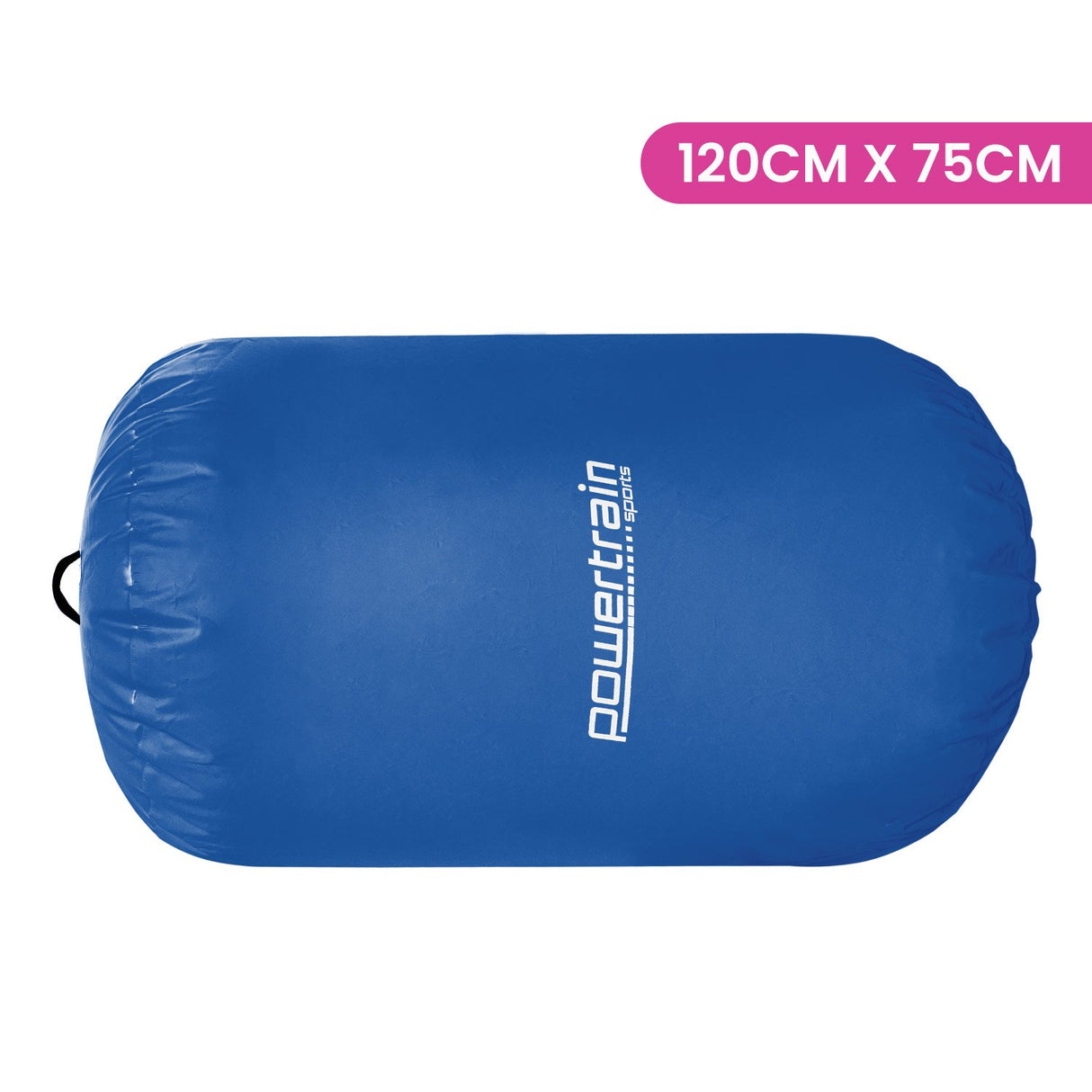Powertrain Inflatable Air Barrel Exercise Roller 120cm x 75cm - Blue