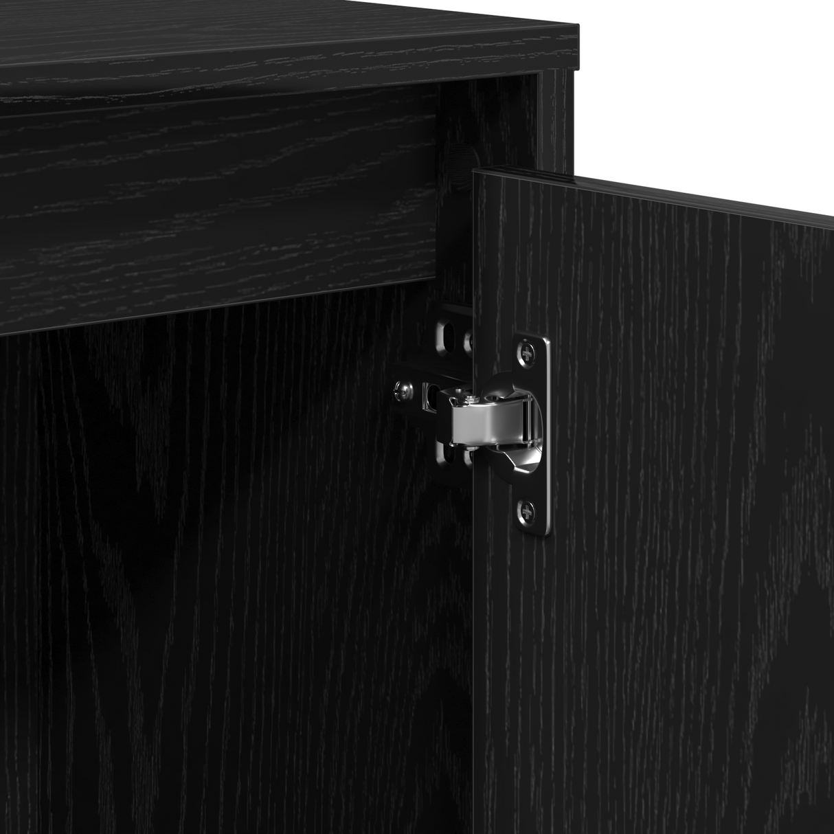 Sideboard Black 102 x 29.5 x 75 cm Engineered wood