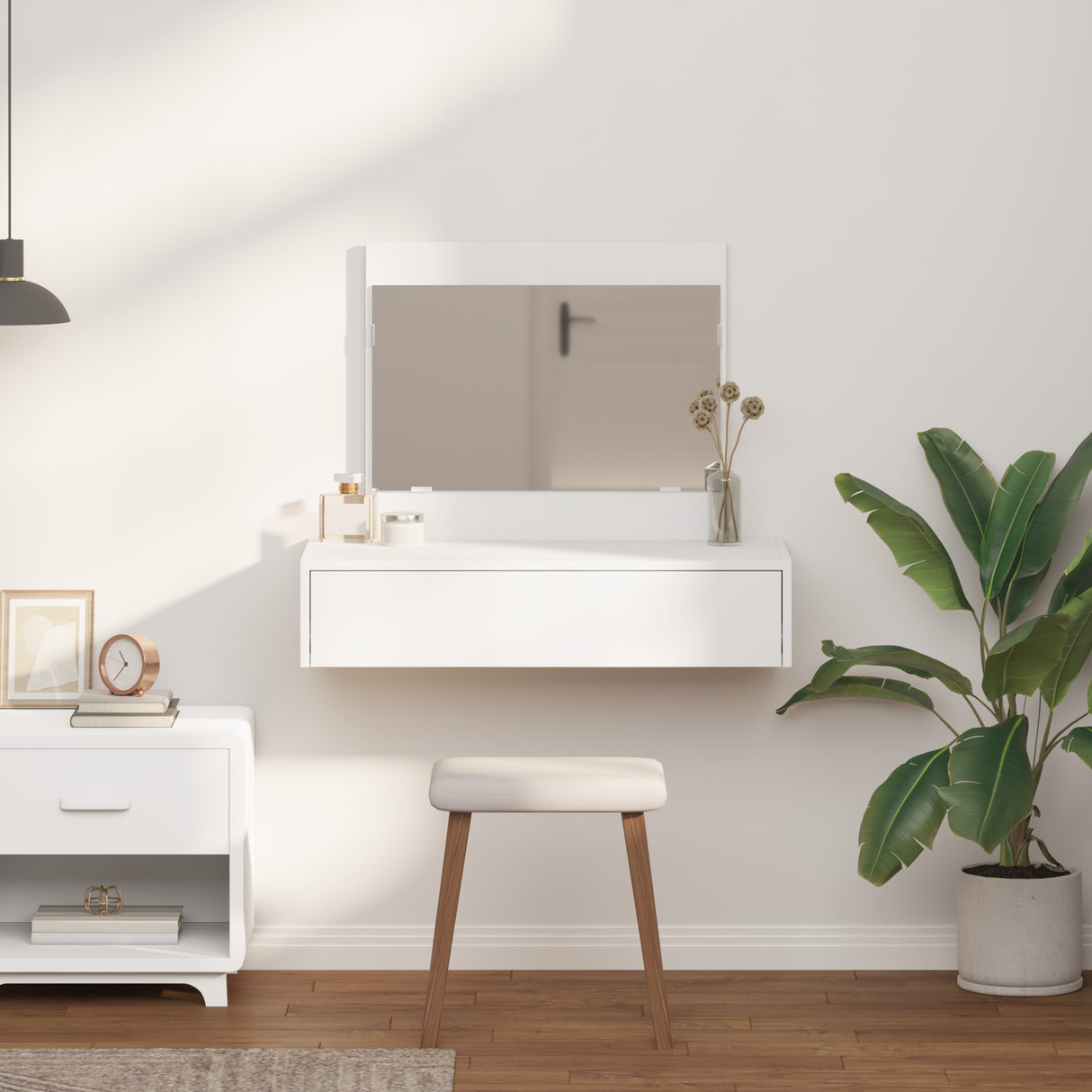 Dressing Table White 83 x 40 x 70 cm Engineered Wood