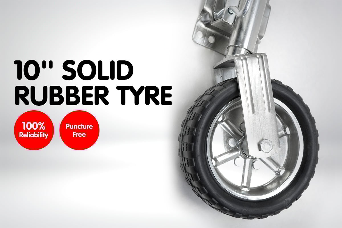 Rigg Swing 10in Jockey Wheel for Trailer Boat Caravan Camper