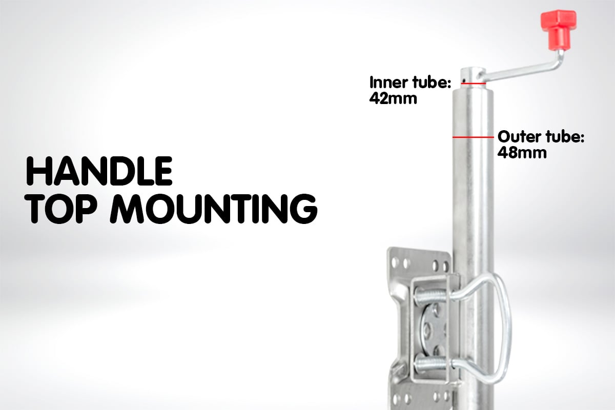 Rigg Swing 10in Jockey Wheel for Trailer Boat Caravan Camper