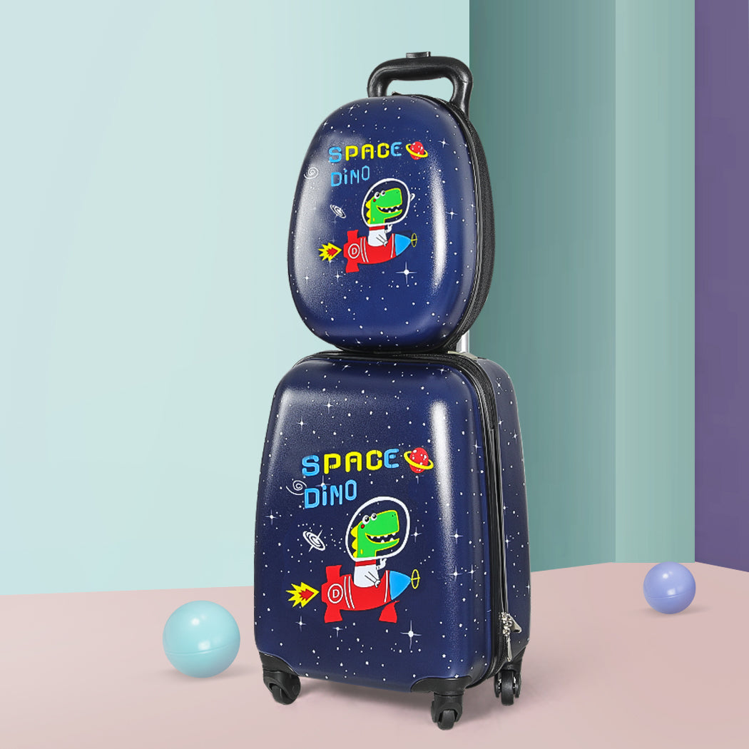 BoPeep 16''13'' 2PCS Kids Luggage Set Space Dino-2006733211861913606