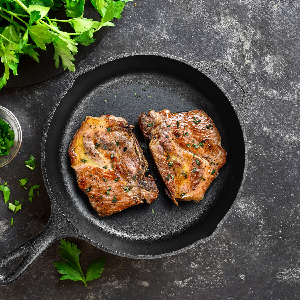 TOQUE Non Stick Frying Pan Cast Iron-2018816677600432135