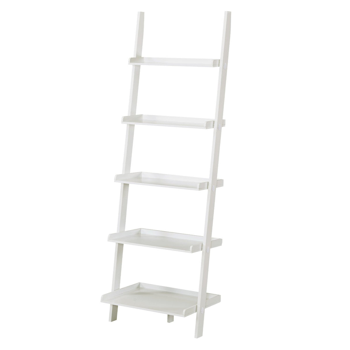 Sarantino Aster 5-Tier Ladder Shelf in White