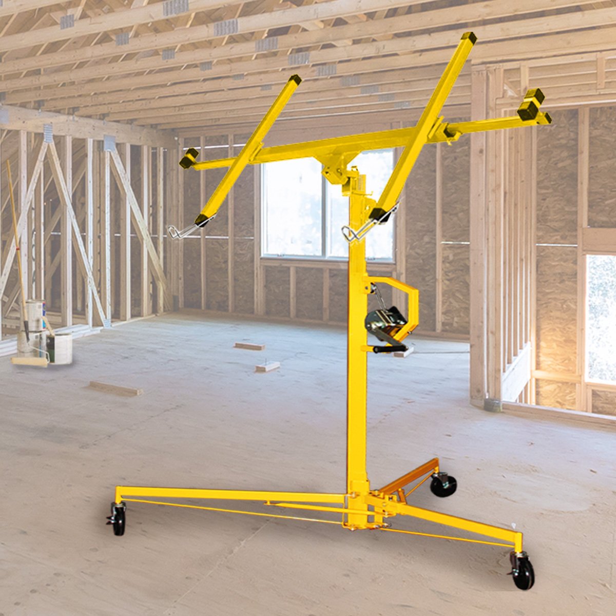 Kartrite 11ft Drywall & Plaster Board Hoist Lifter Heavy-Duty Panel Sheet Handler