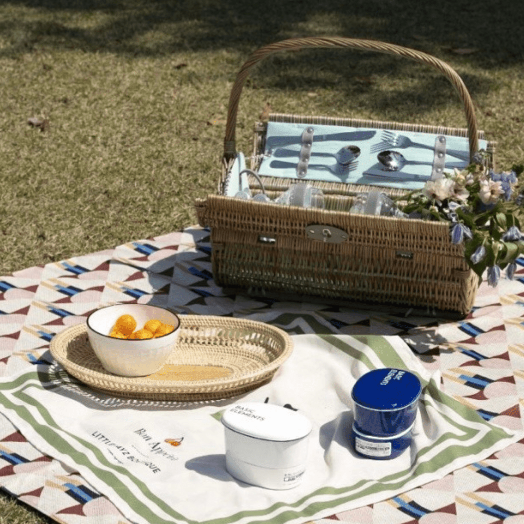 Little Dayz Boutique Boutique Picnic Napkin Green-2006733460491866113
