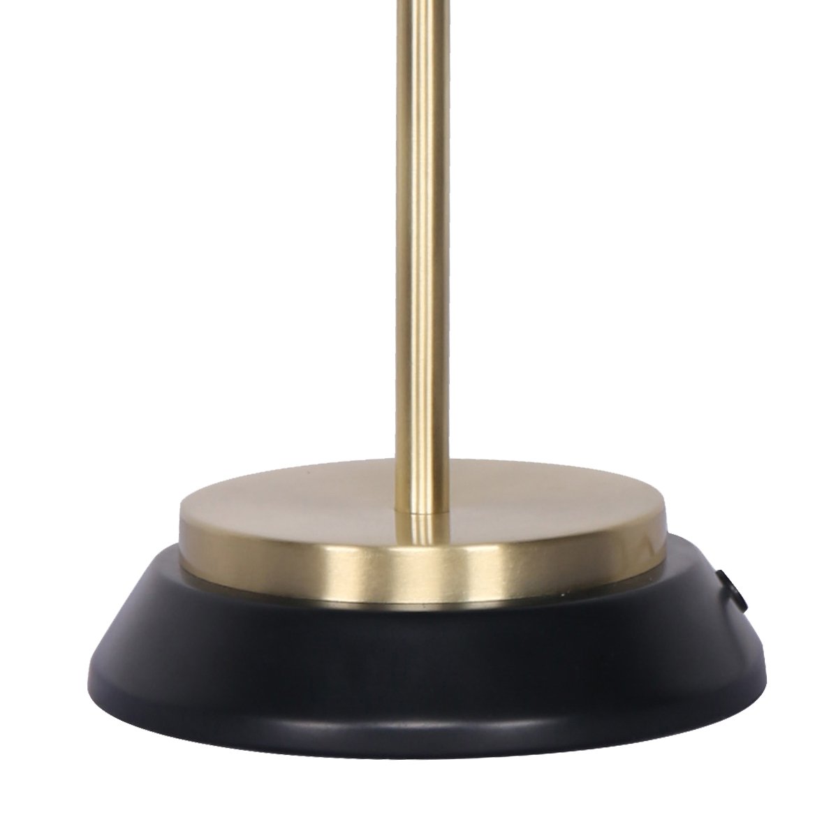 Sarantino Black-Brass Desk Task Table Lamp