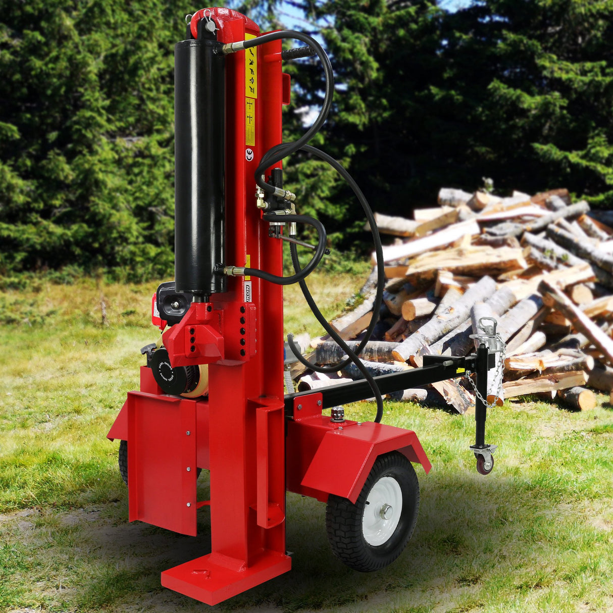 Yukon 60 Tonne Log Splitter Key Start Diesel Hydraulic 498cc Vertical and Horizontal
