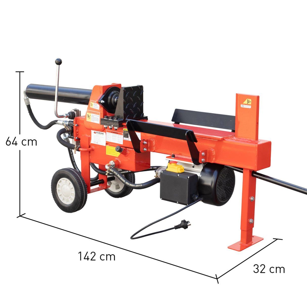 Yukon 12 Tonne 2100W Electric Hydraulic Log Splitter Wood Cutter