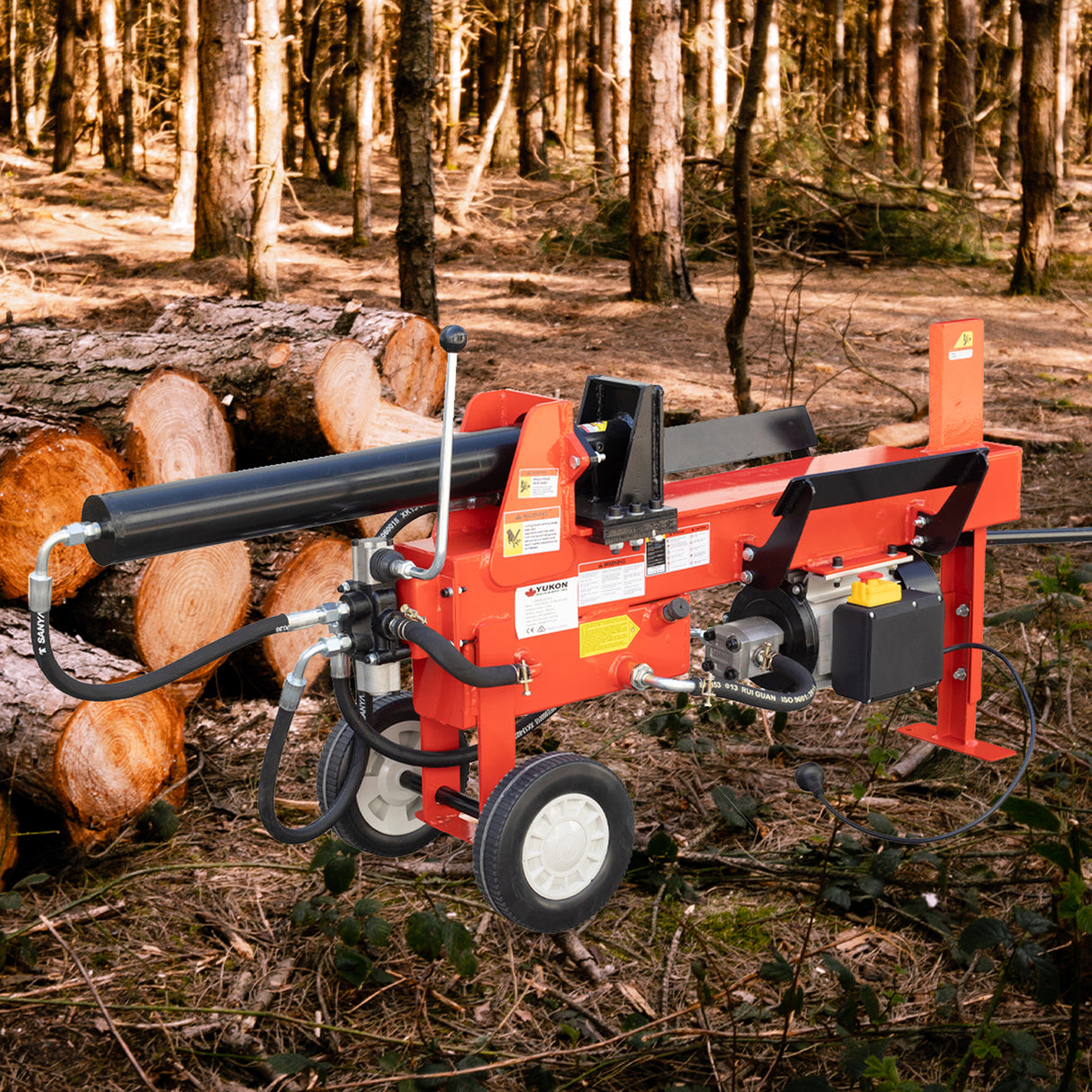 Yukon 12 Tonne 2100W Electric Hydraulic Log Splitter Wood Cutter