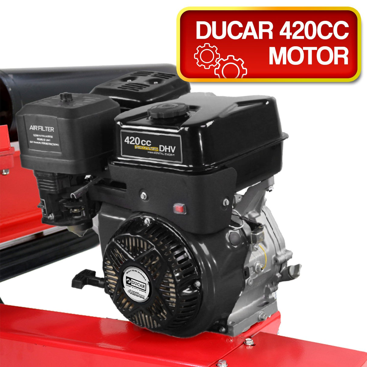 Yukon 60 Tonne Petrol Hydraulic Log Splitter 420cc Vertical and Horizontal