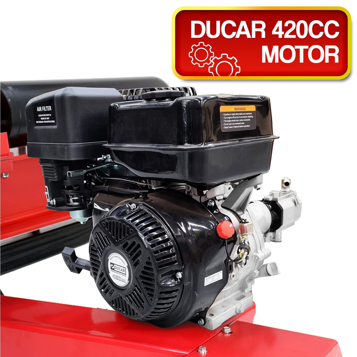 Yukon 60 Tonne Petrol Hydraulic Log Splitter 420cc Vertical and Horizontal