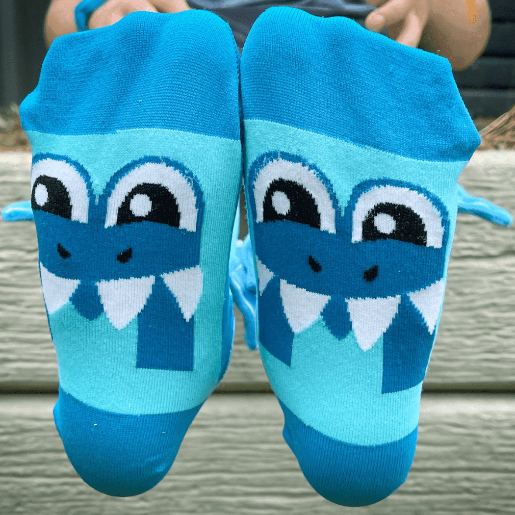 MADMIA Shark Socks With Spikes Kids & Adults Age 6 - 99-2006733343273652226