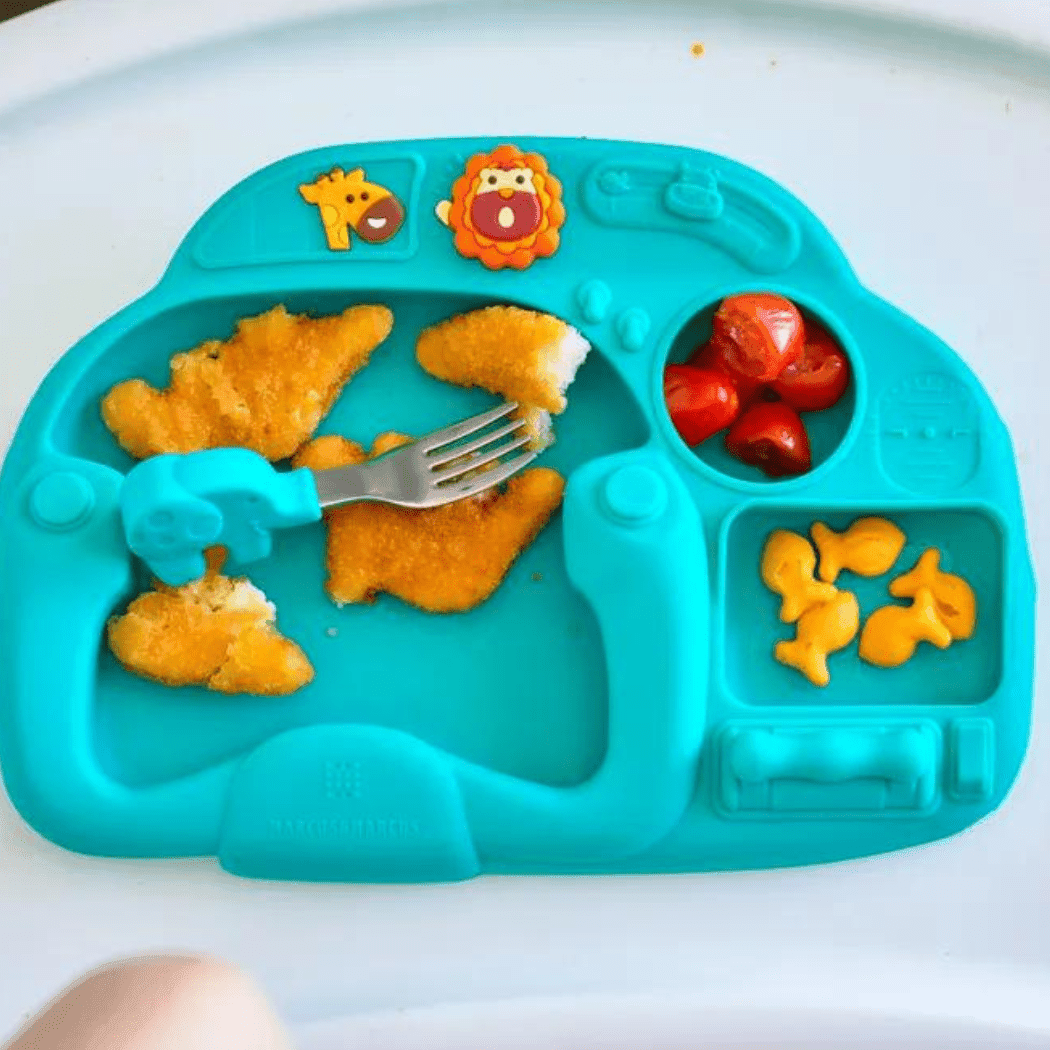 Marcus & Marcus - Creative Plate Suction Plate Lucas Blue-1954803147218227201