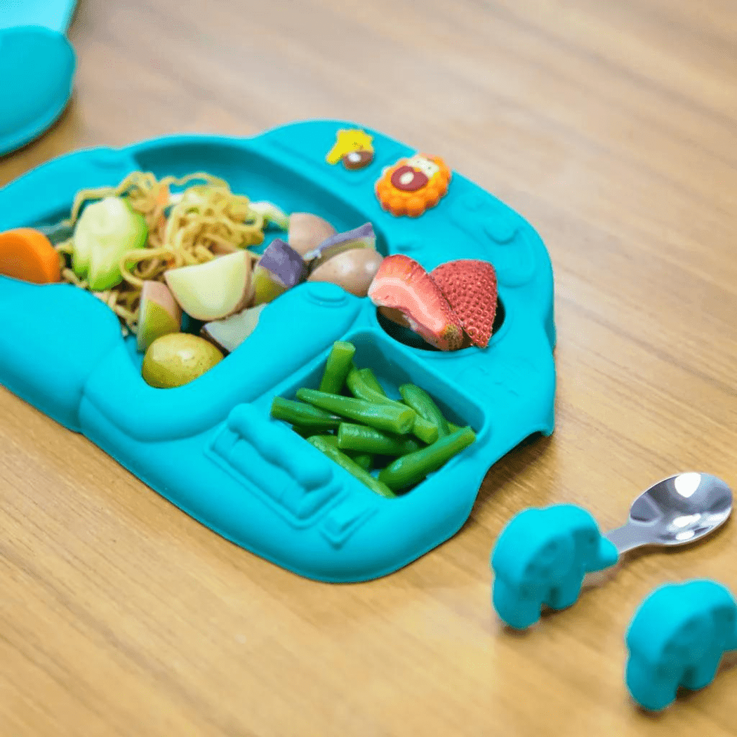 Marcus & Marcus - Creative Plate Suction Plate Lucas Blue-1954803147218227204