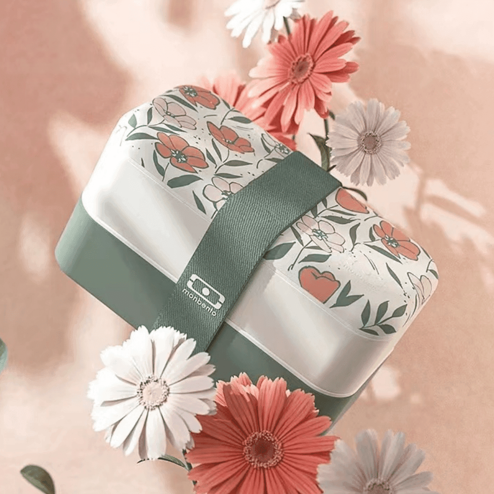 Monbento Original Graphic 1L Lunch Bento Box-Bloom Bloom-2006733474211434500