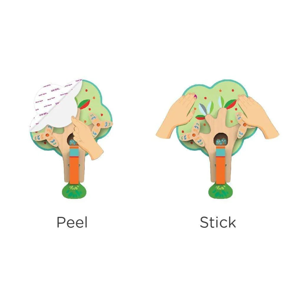 Oribel VertiPlay Wall Toy: Busy Woodpecker knocker-2006733351490293763