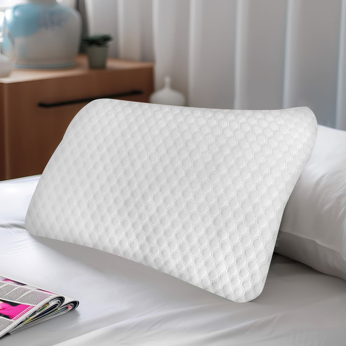 Laura Hill Cooling Memory Foam Pillow - Single