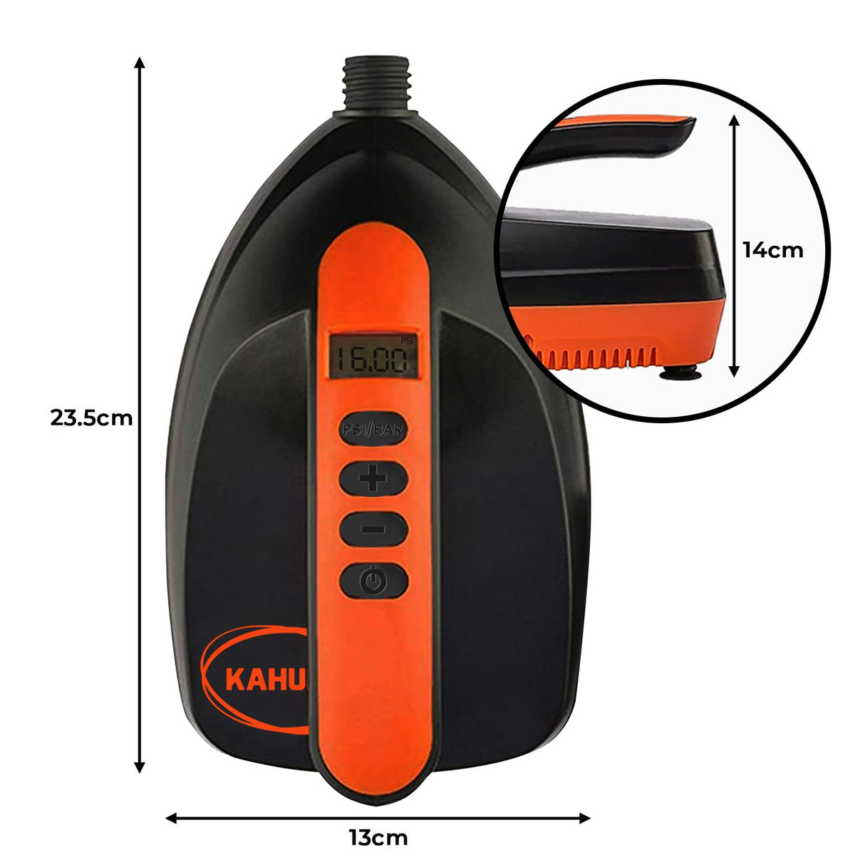 Kahuna 12V Electric Air Pump for Inflatable Paddle Boards, Air Track Mats, Gym Mats & More