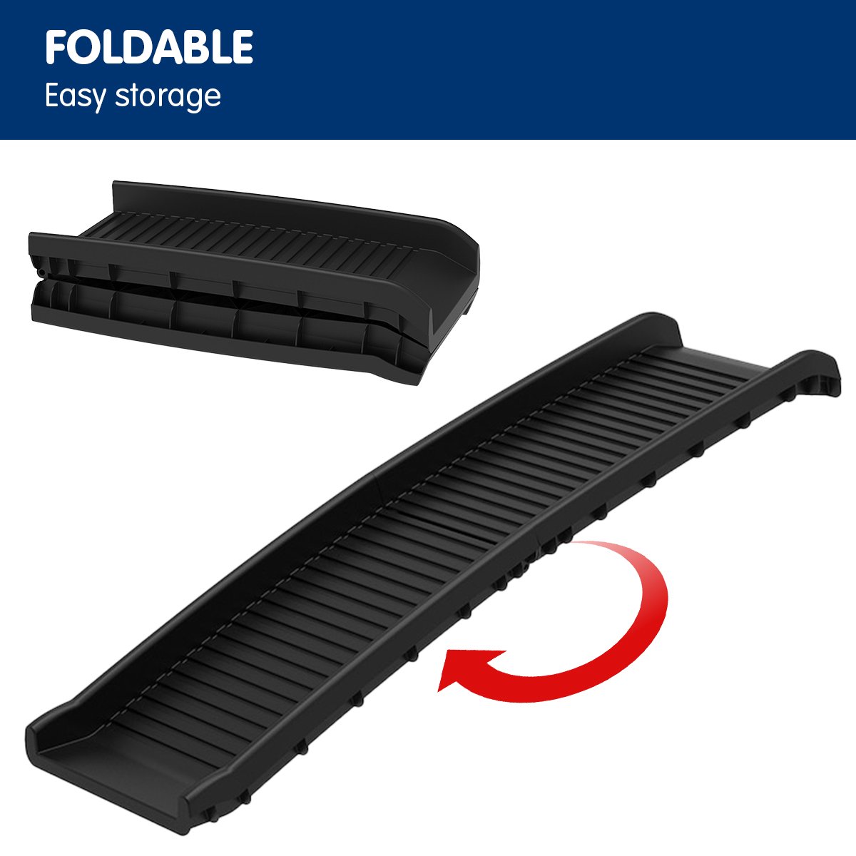 Furtastic Foldable Pet Stairs Dog Ladder Cat Ramp for Indoor Outdoor Steps