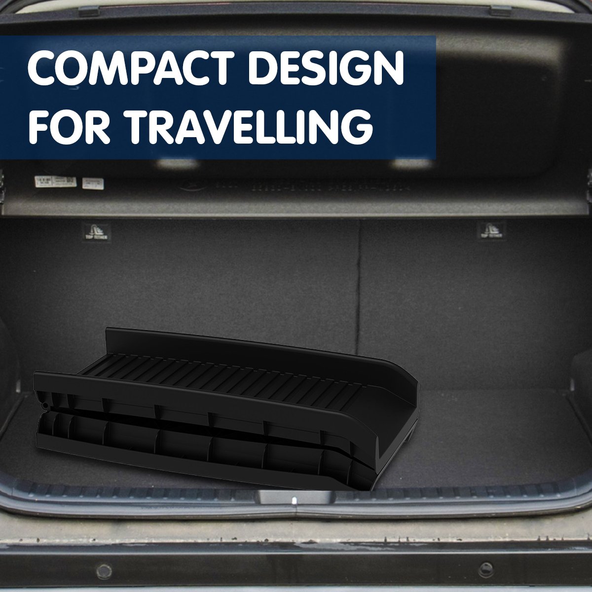 Furtastic Foldable Pet Stairs Dog Ladder Cat Ramp for Indoor Outdoor Steps