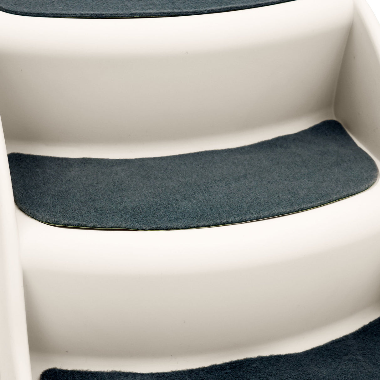 Furtastic 38cm Foldable Dog Cat Pet Stairs Ramp - White
