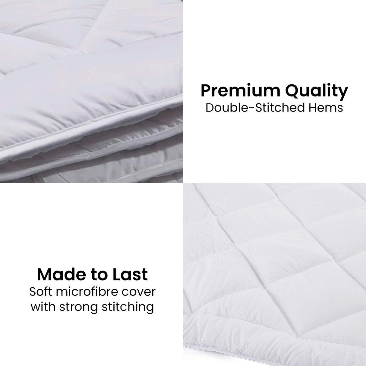 Laura Hill 400GSM Microfibre Bamboo Quilt Comforter Doona - Queen