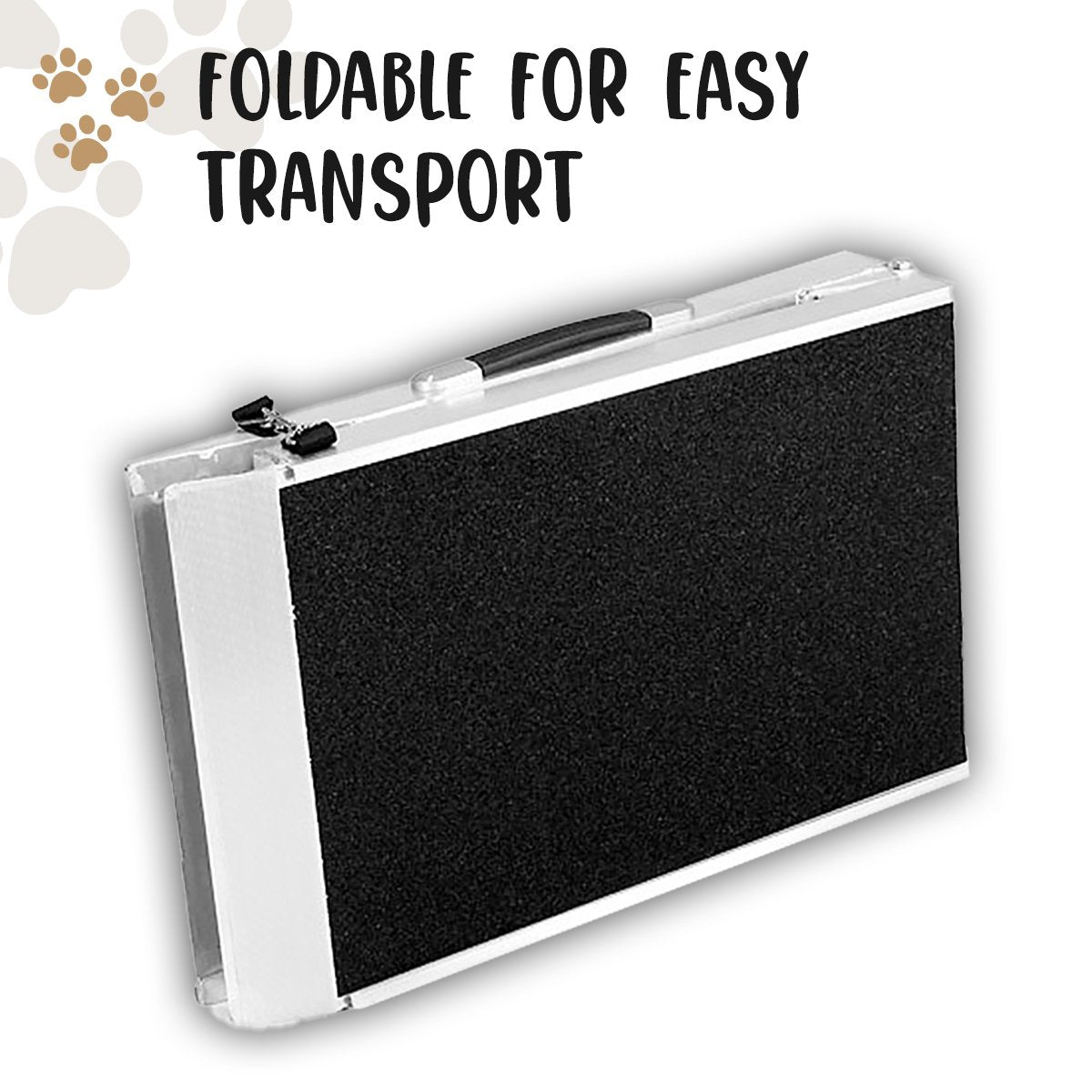 Furtastic Foldable Aluminium Dog Ramp - 183 x 38cm