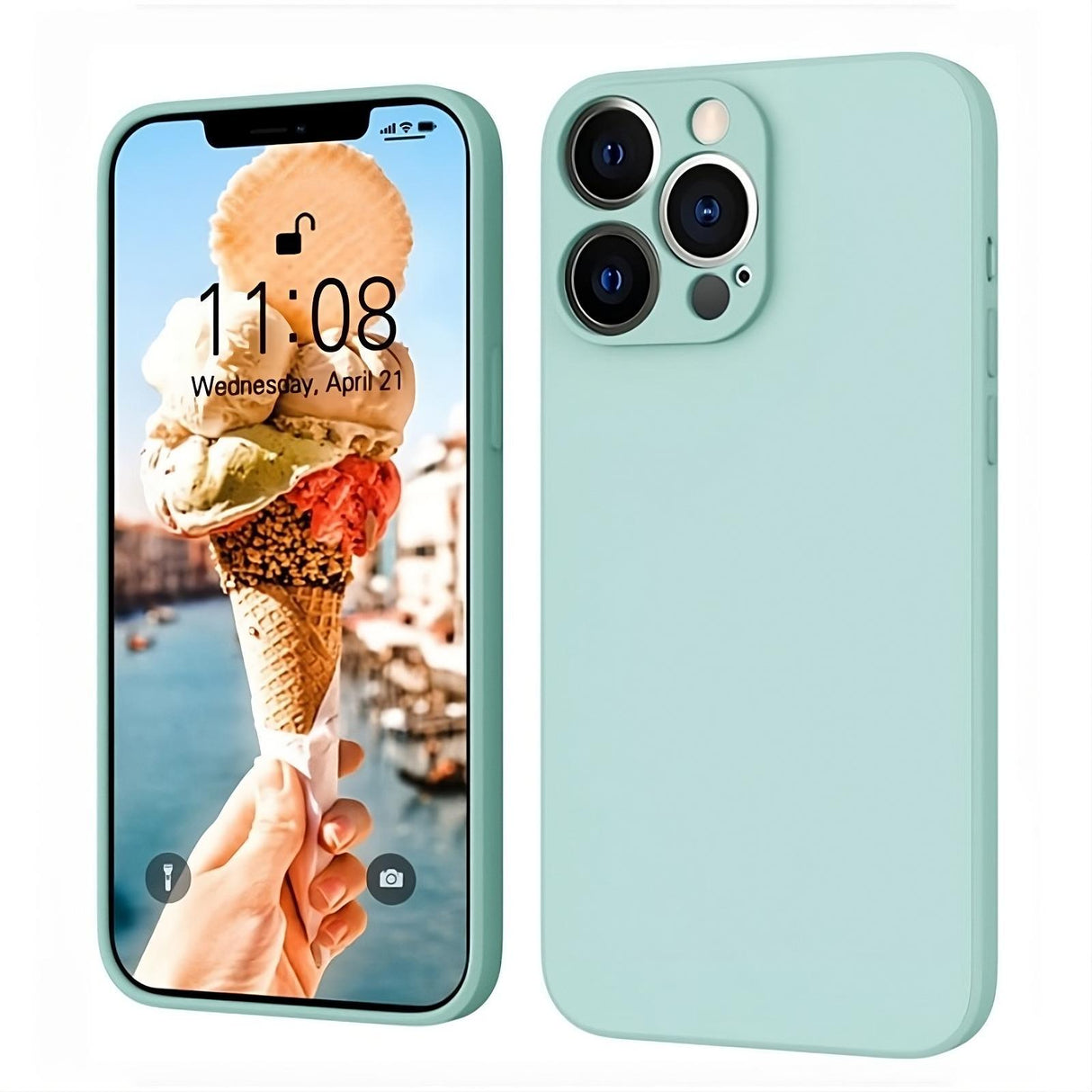 iPhone Case 17 16 15 14 12 11 13 Pro Max XR Mini Plus Shockproof Silicone Cover