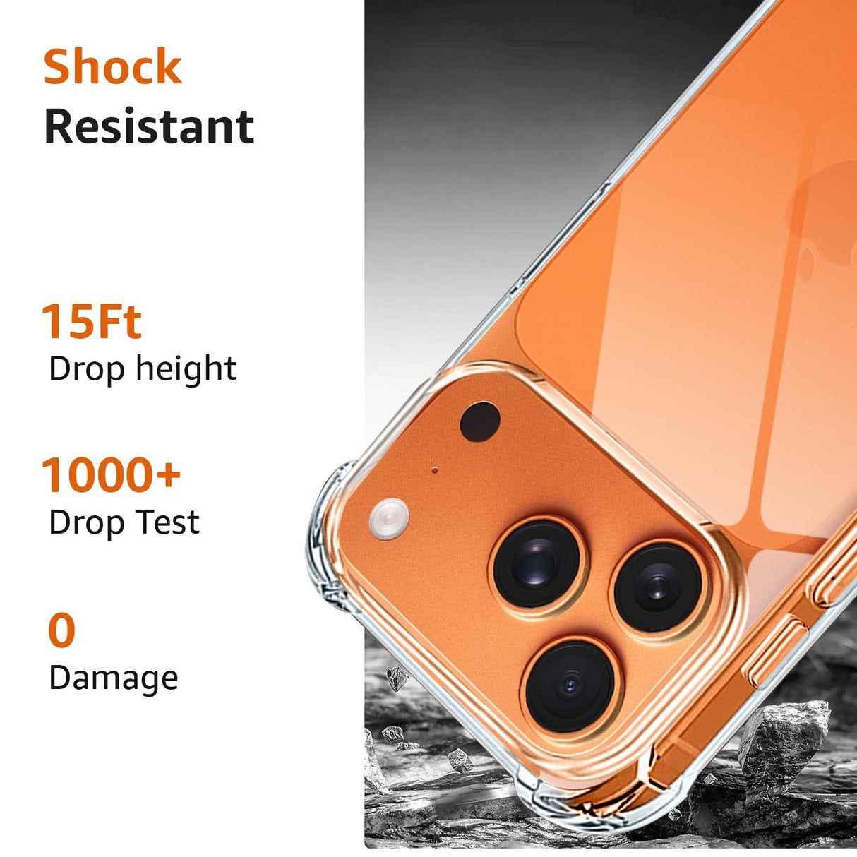 iPhone Case 17 16 13 11 15 14 12 Pro Max X XR 7 8 Plus SE Clear Shockproof Cover