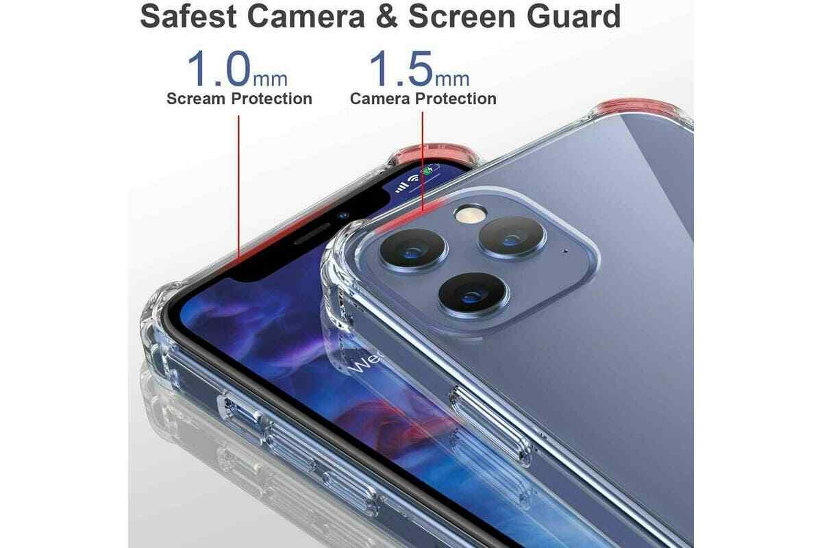 Clear Shockproof Bumper Back Case Cover For iPhone 14 13 12 11 Pro Plus MAX XR